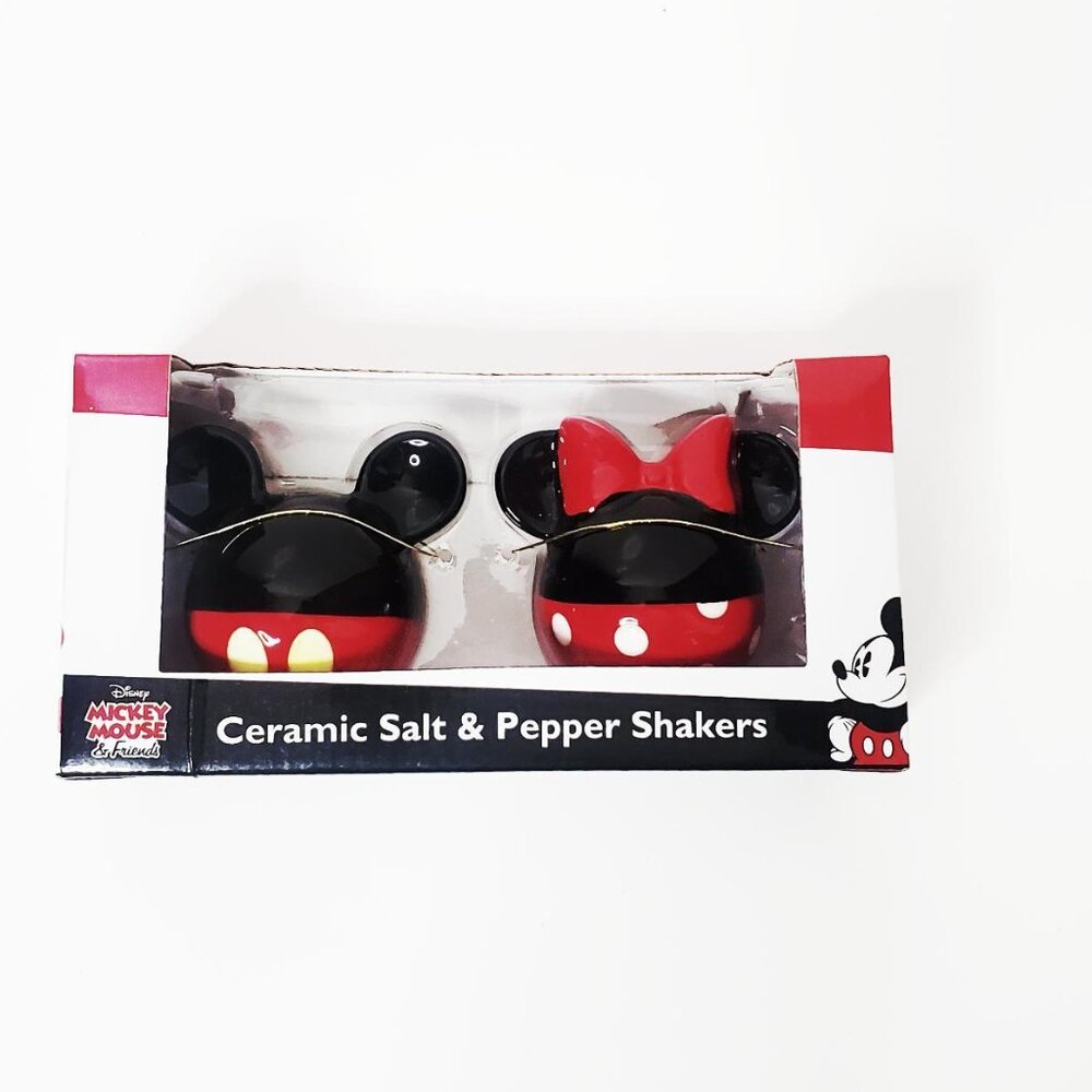 Disney Minnie & Mickey Salt & Pepper Shakers (New)